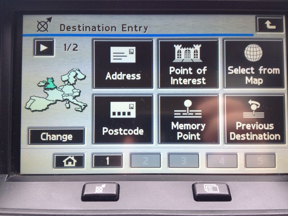 Then choose address, point of interest (e.g. Stonehenge or Bath) or postcode.