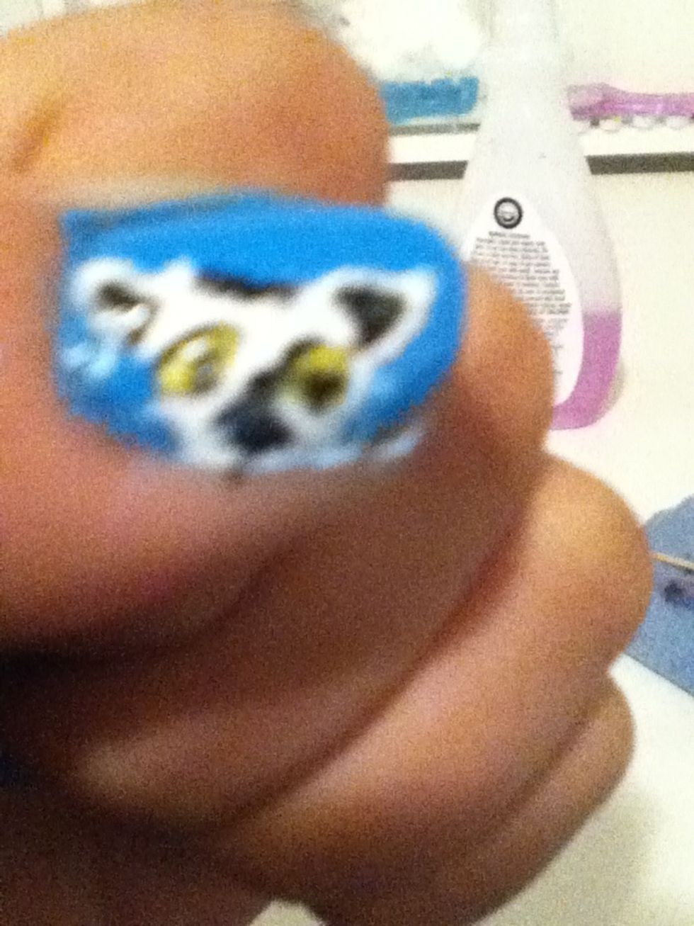 Then clean up around the edges