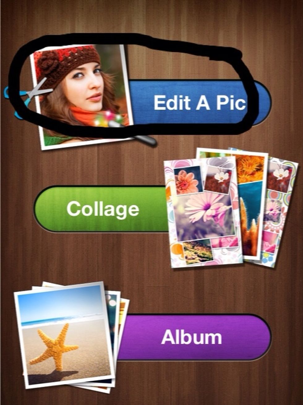 Then click edit pic