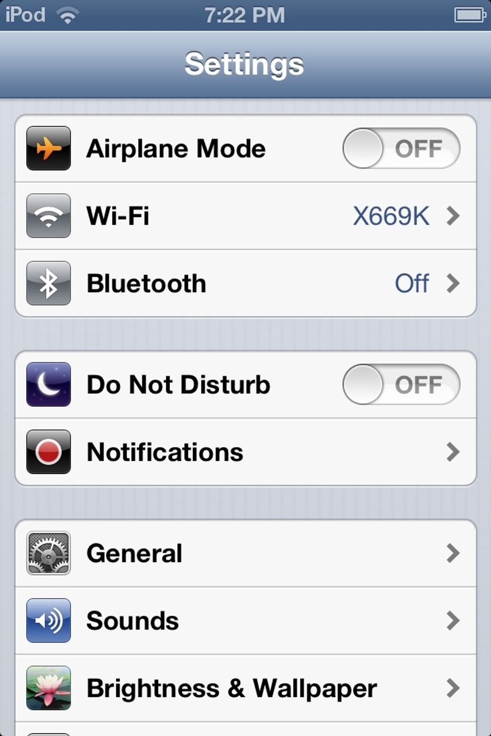 Then, Click On General