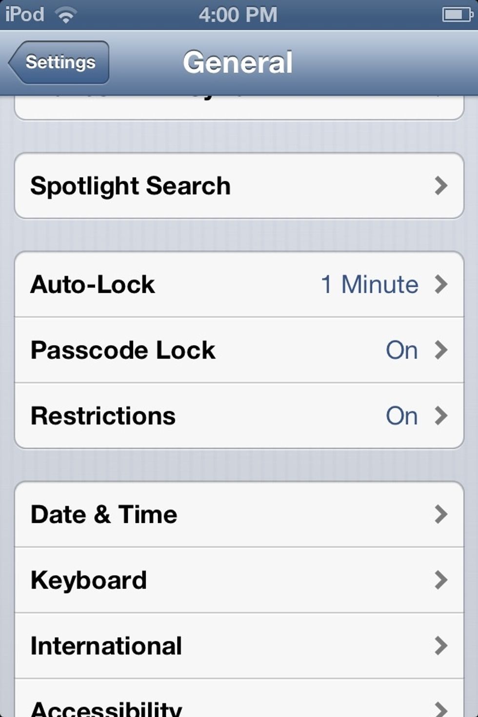 Then, click on keyboard