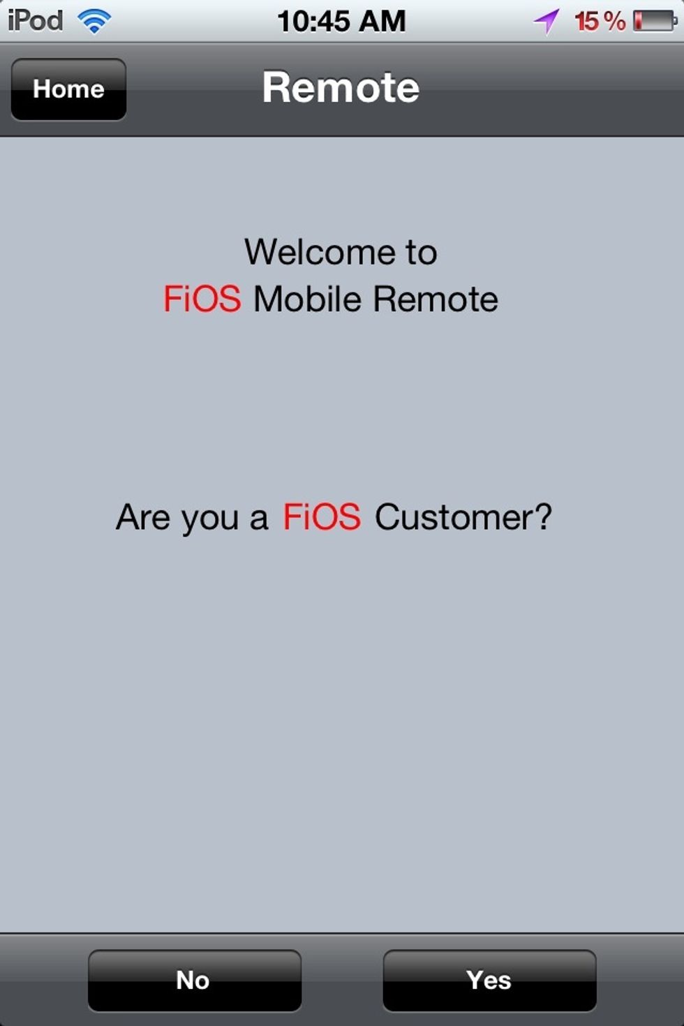 Then click on remote and go through the steps.
