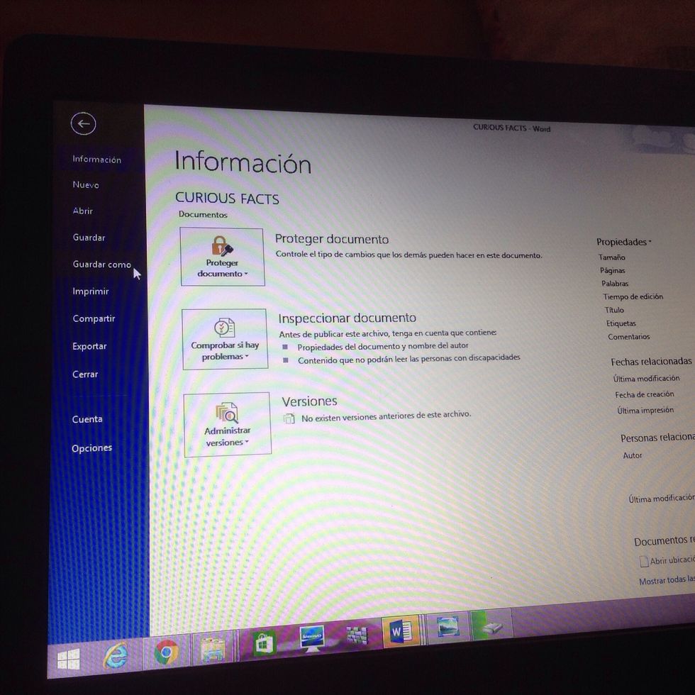 Then, click on the option of "guardar como/save as"\ud83d\ude3d