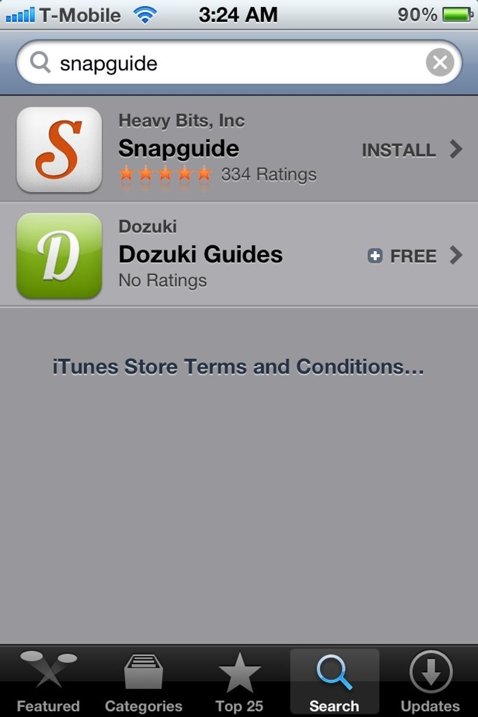 Then click on your app that you want to install