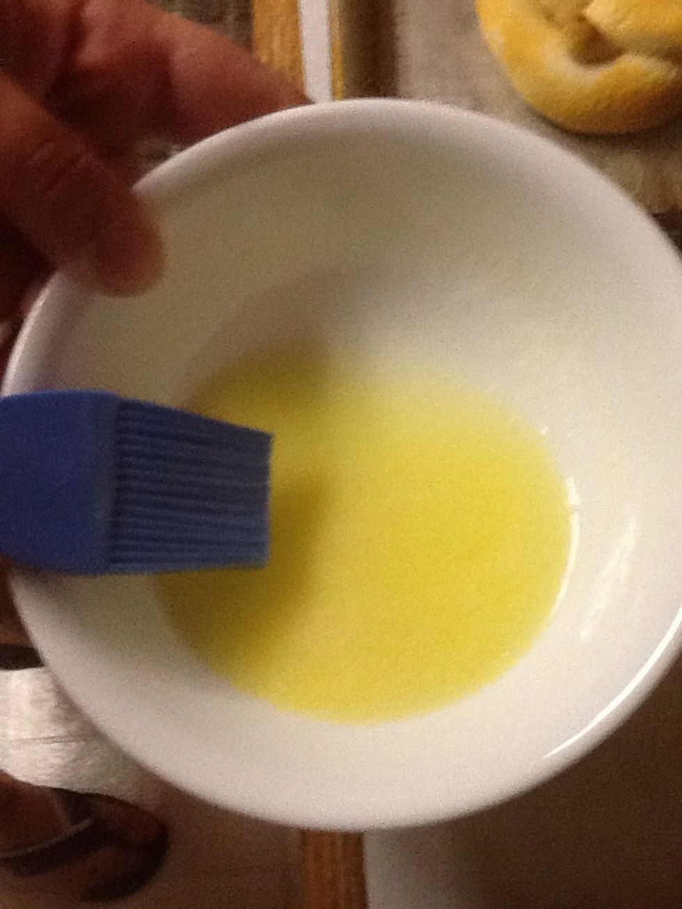 Then coat them in butter.