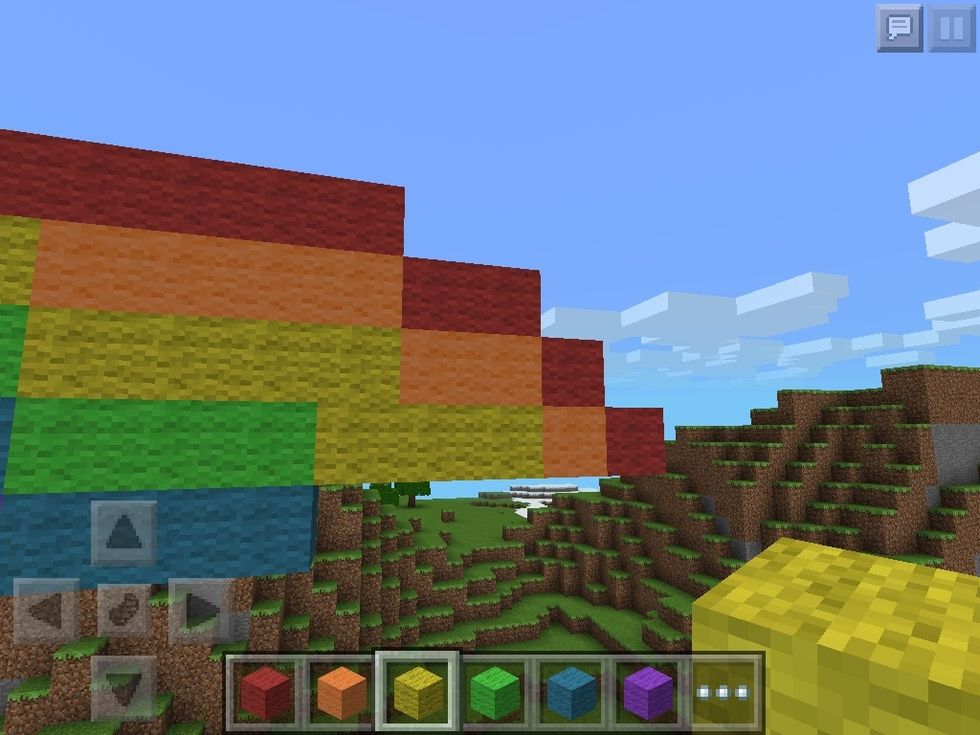 THEN COME DOWN LIKE THIS