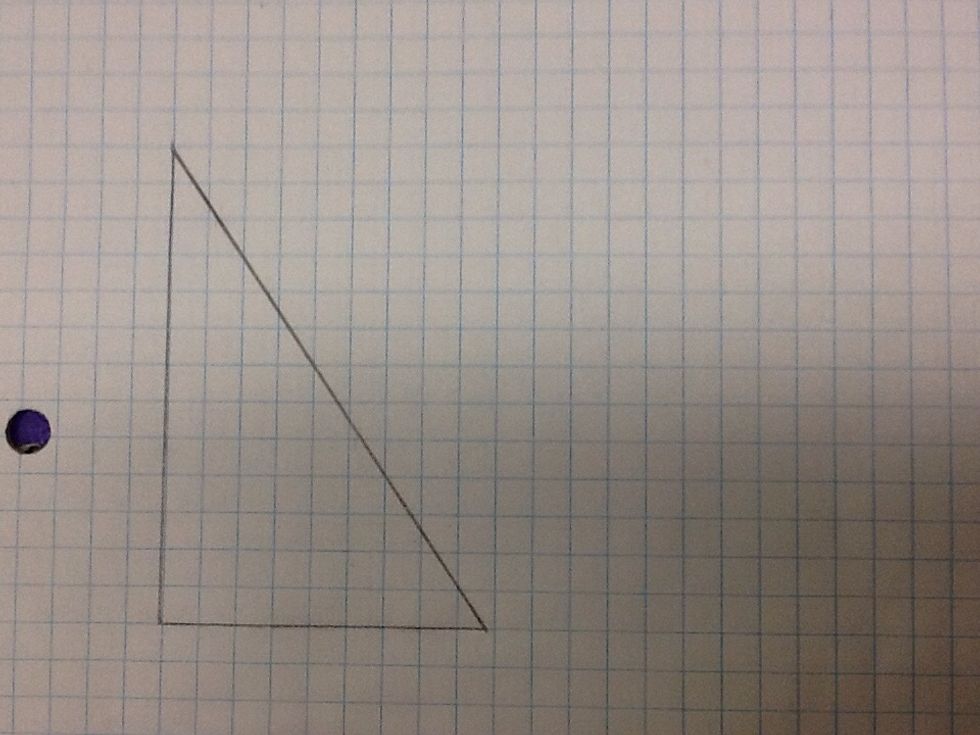 Then connect the two lines with another straight line.
