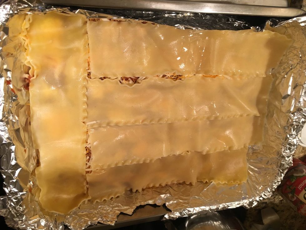 Then continue the layering until you run out