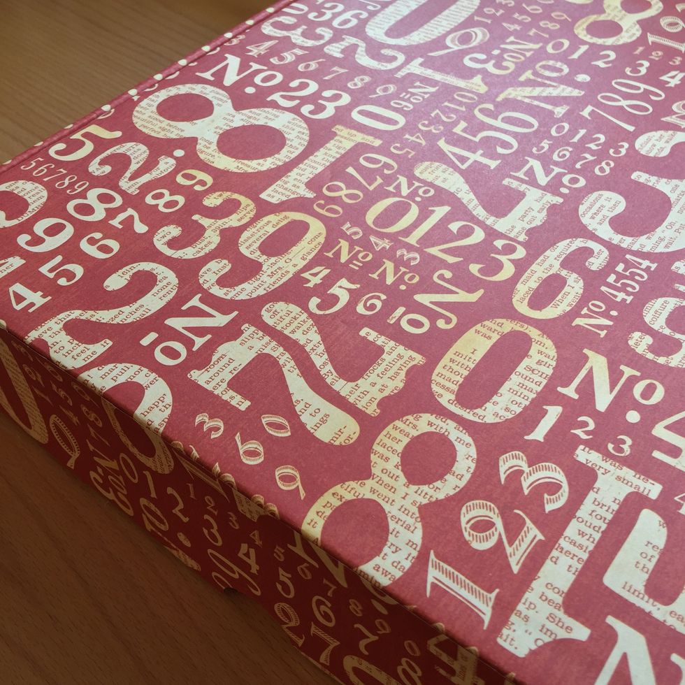 Then cover the outside.