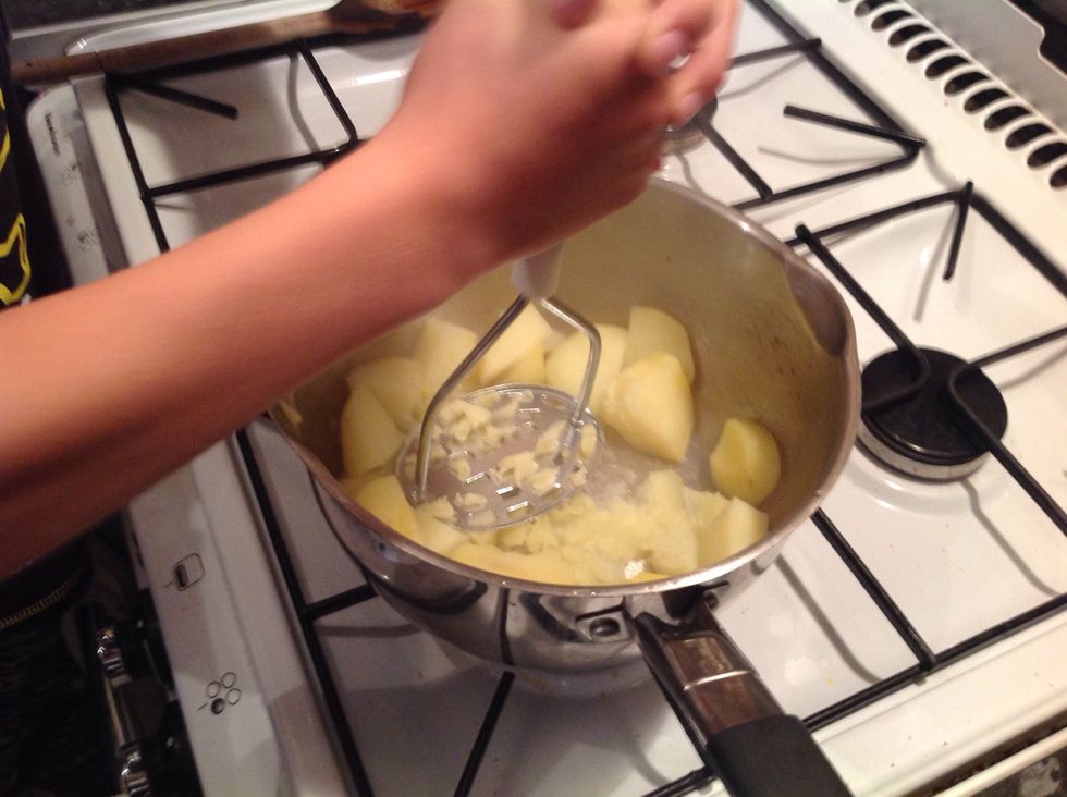 Then crush your potatoes