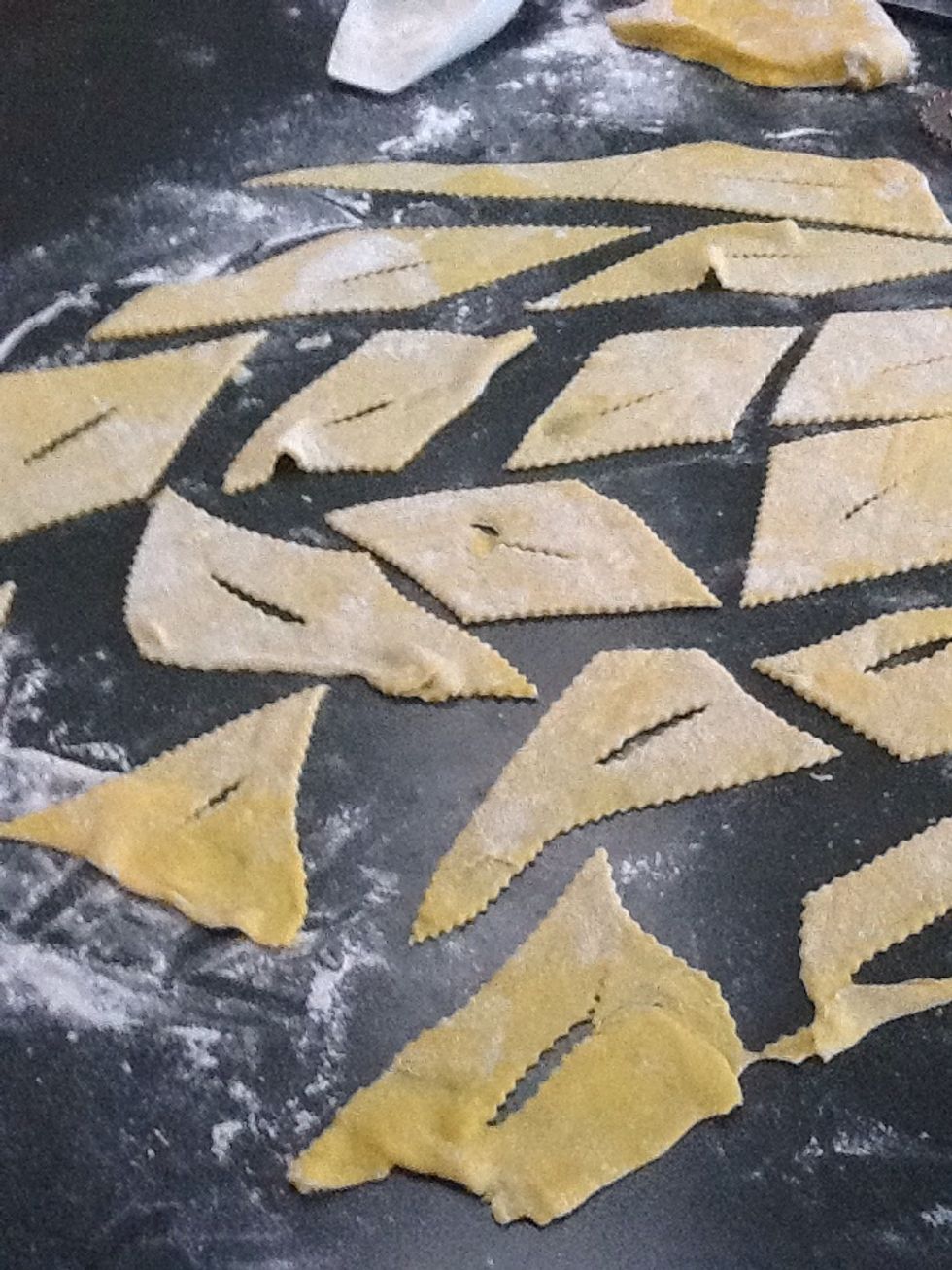 Then cut any way you like I cut this like the picture