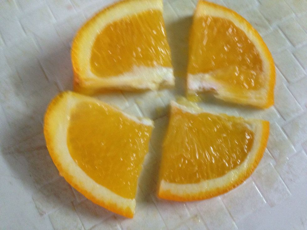 Then cut into 4 to make the wings.