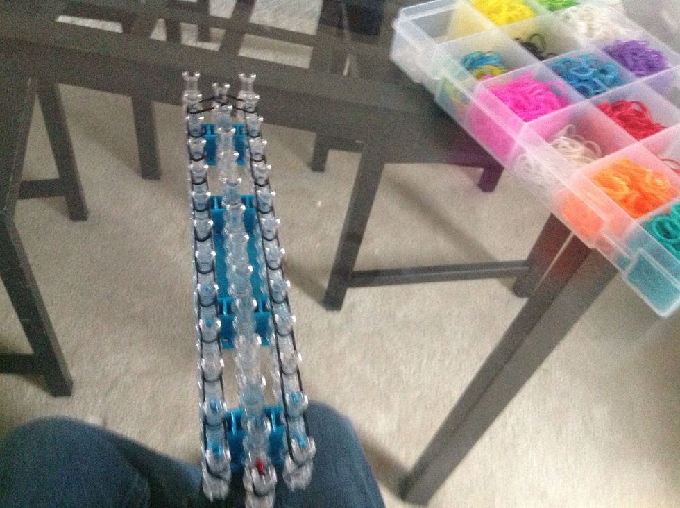 Then do the exact same thing you did on the other side onto the one beside it
