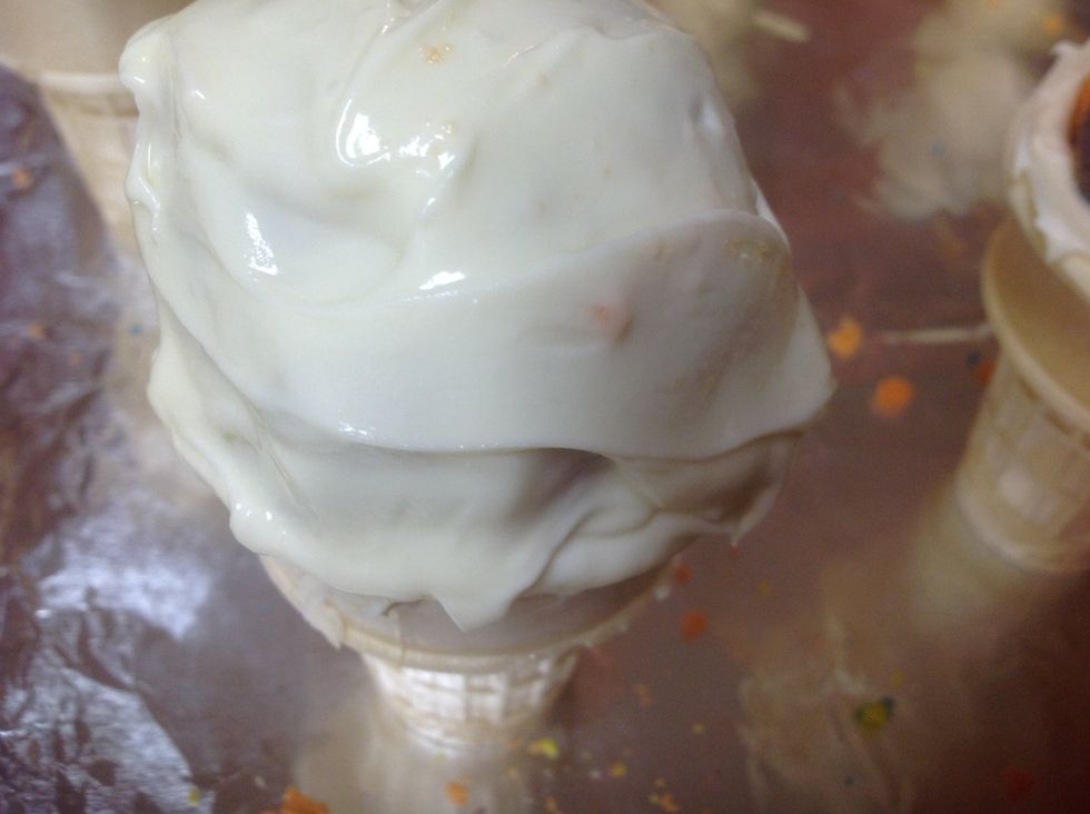 Then do the white ones.