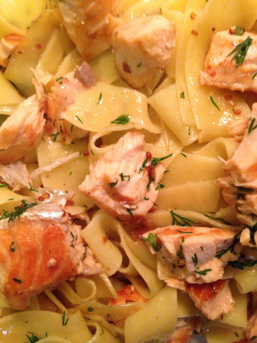 Then don't wait :) serve it and eat it \ud83d\ude0b bon apetit