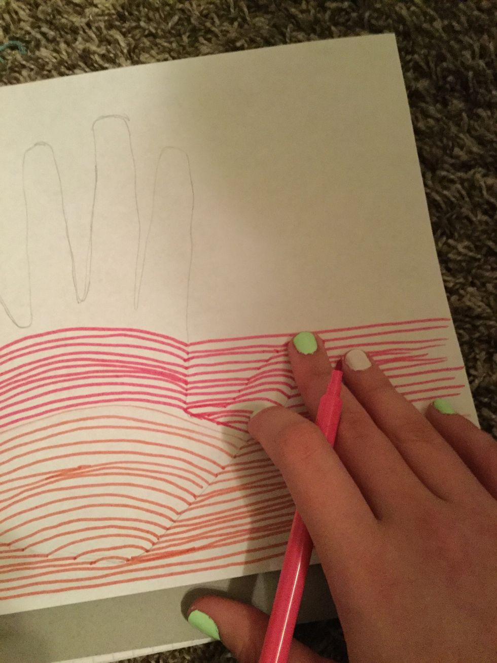 Then draw a straight line.