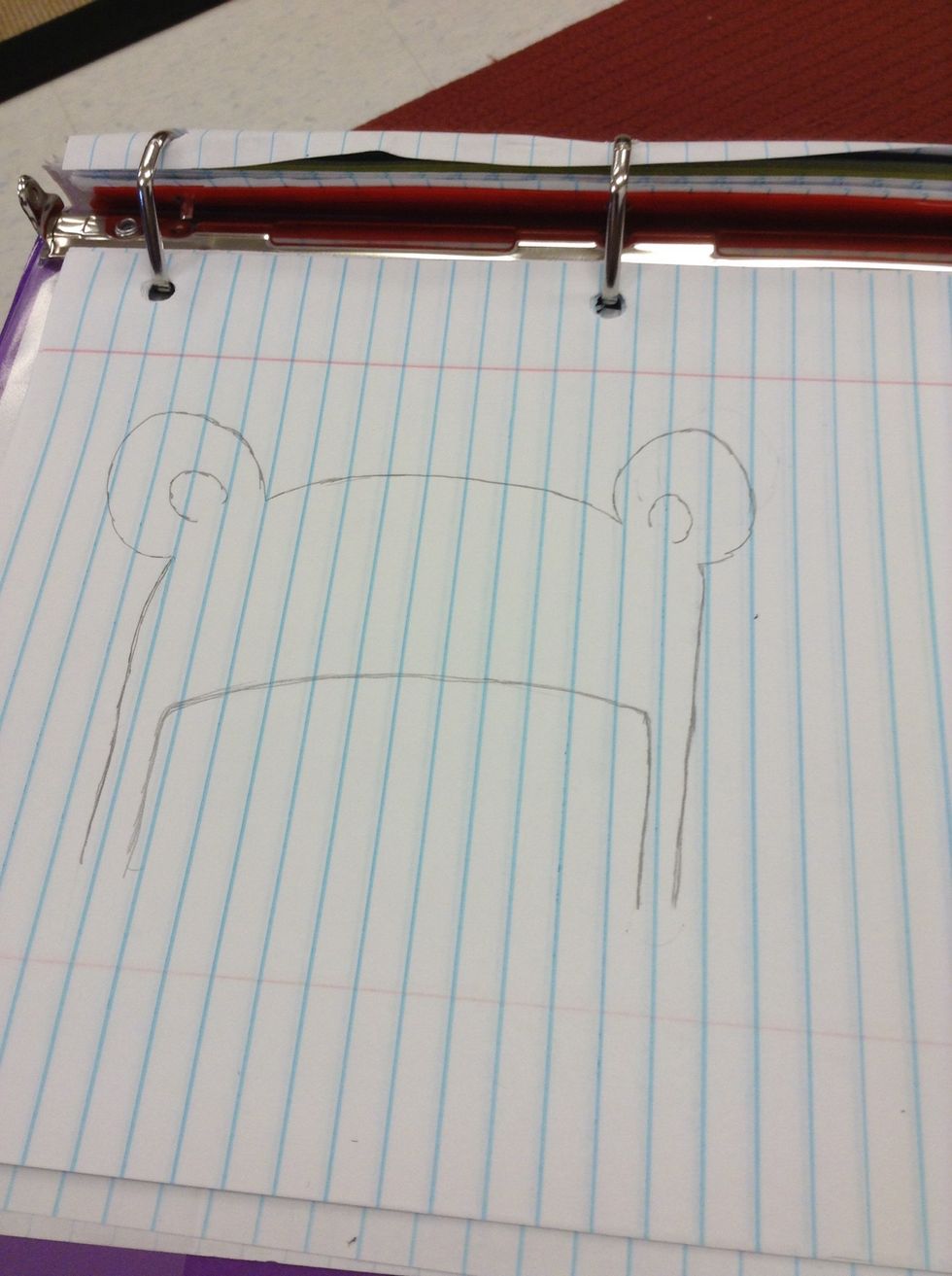 Then draw lines from each of the ends