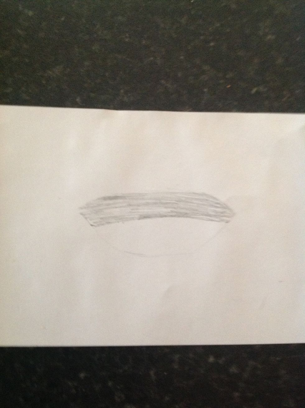 Then draw the eye lid