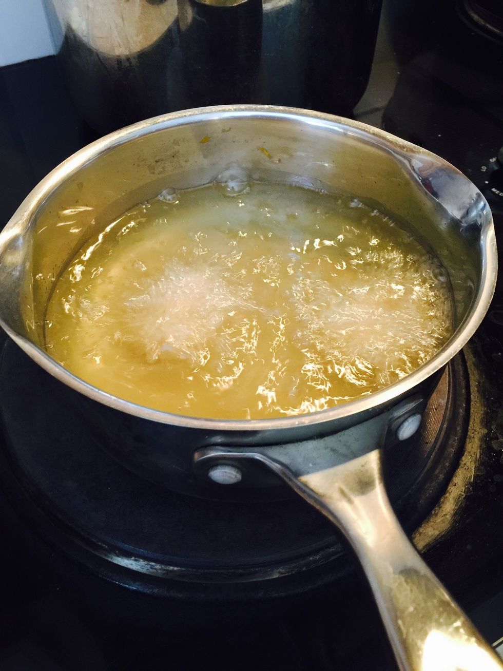 Then drop it in a boiling oil until it turns golden brown