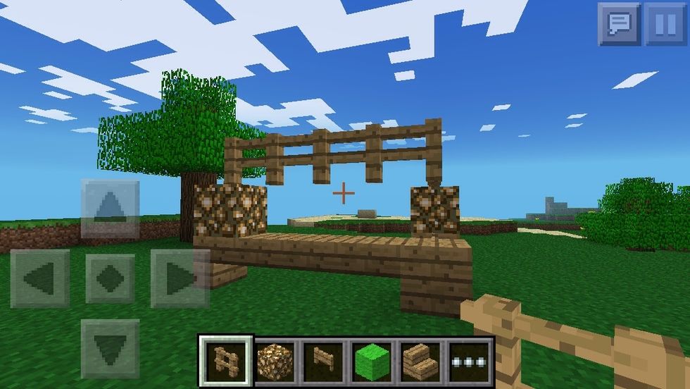 Then fences above
