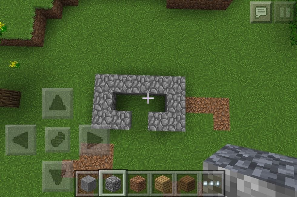 Then fill in the gaps