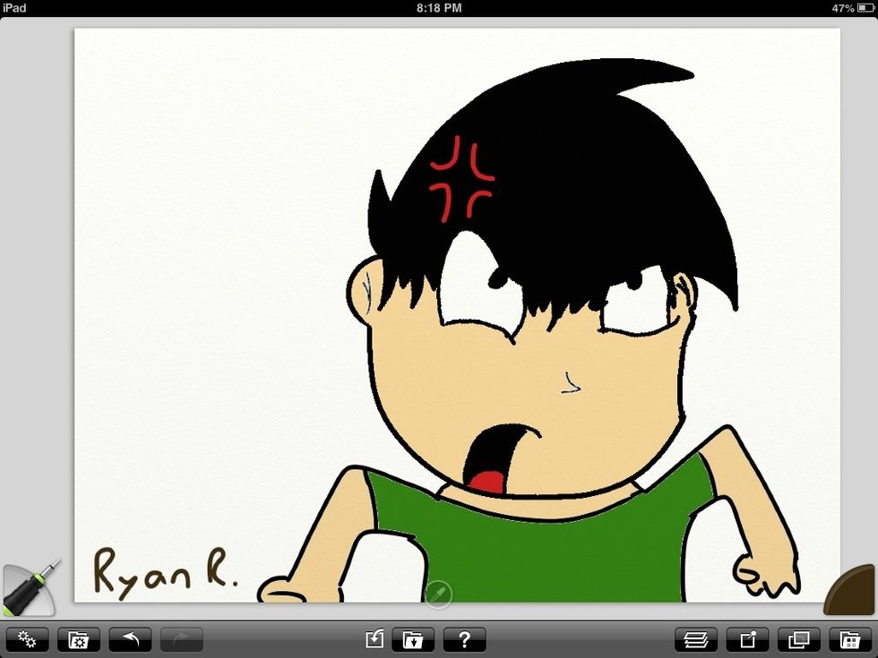 Then finally sign it.