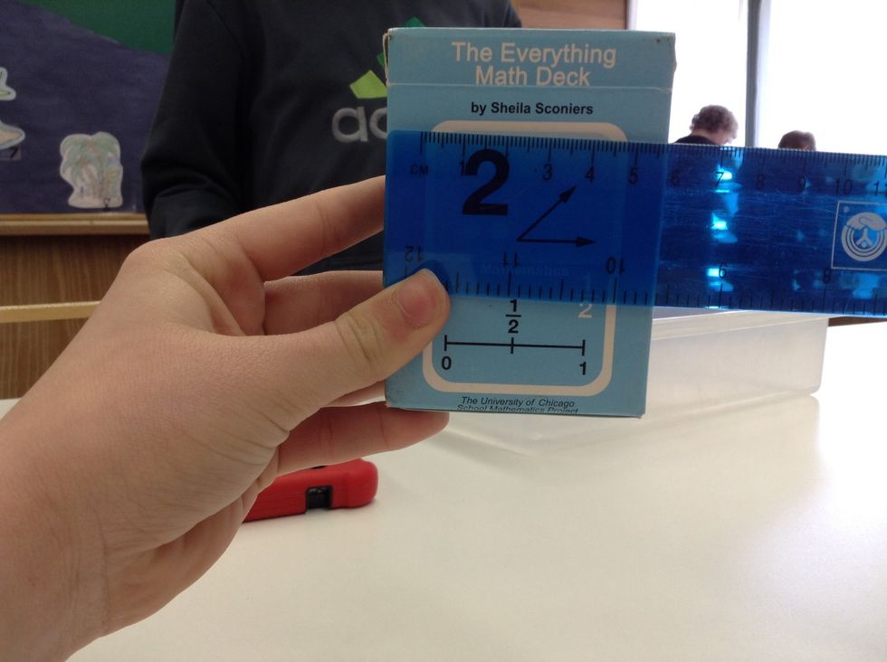 Then, find the width of the object.