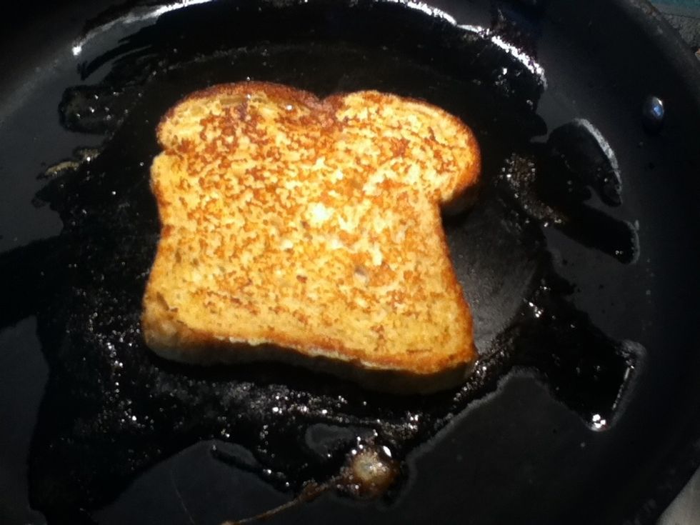 Then flip it and cook the other side for 1-2 minutes or until that side is golden