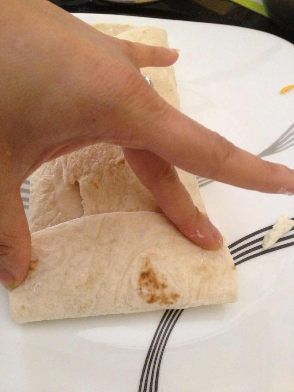 Then flip it's like a pocket