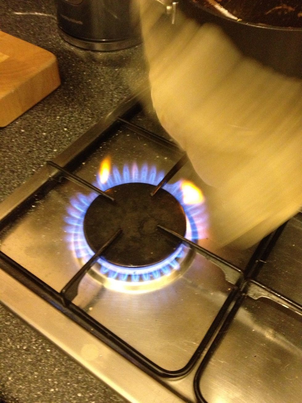 Then flip over using your tongs! Repeat this a couple of times until cooked. Let it sing on the bubbles slightly will add flavour! But don't let it burn.
