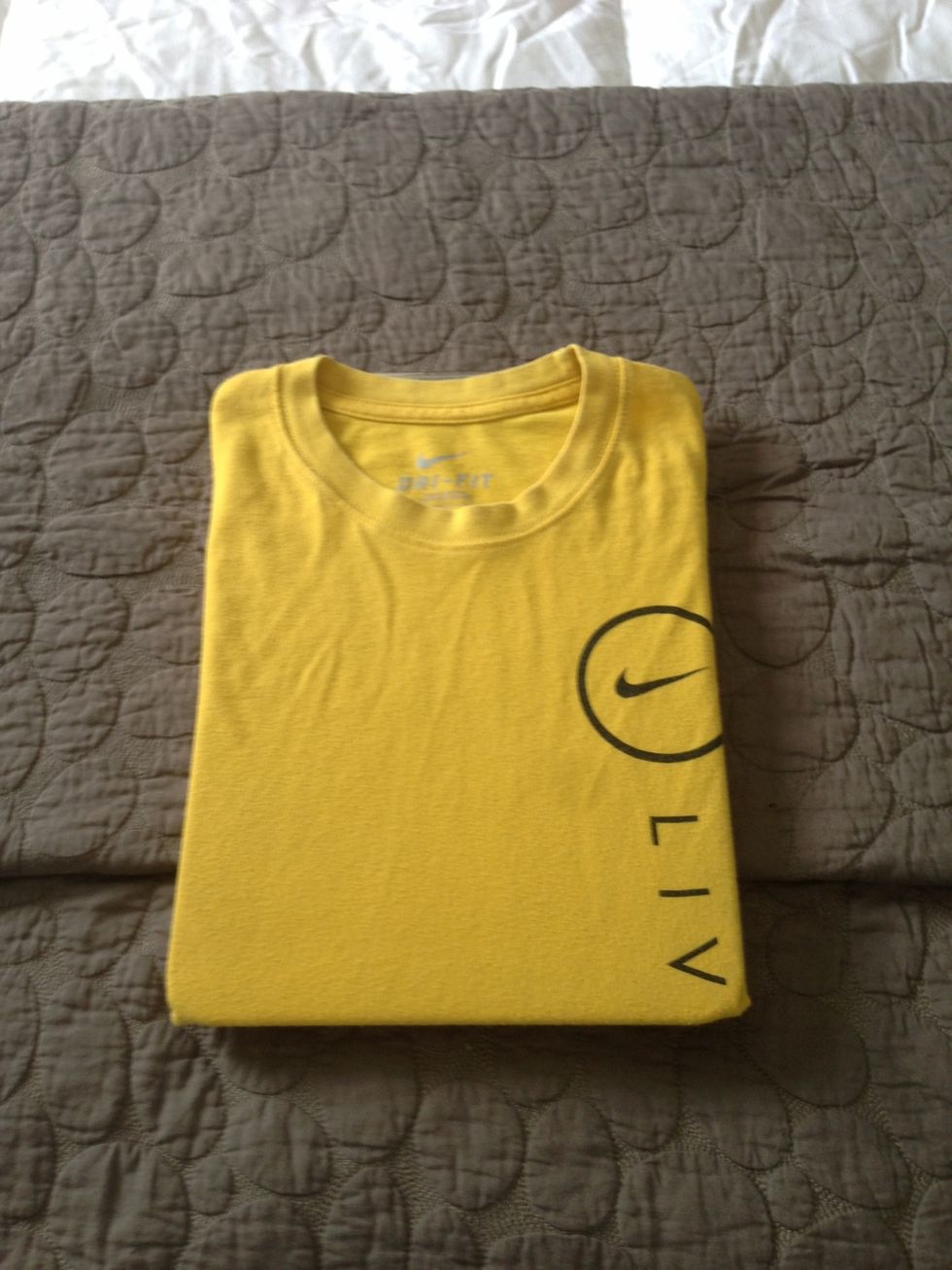 Then flip the whole shirt with the clip board still in the shirt