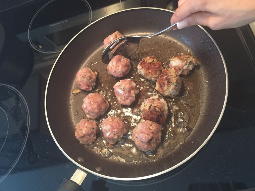 Then flip them and fry for another 5-7 min