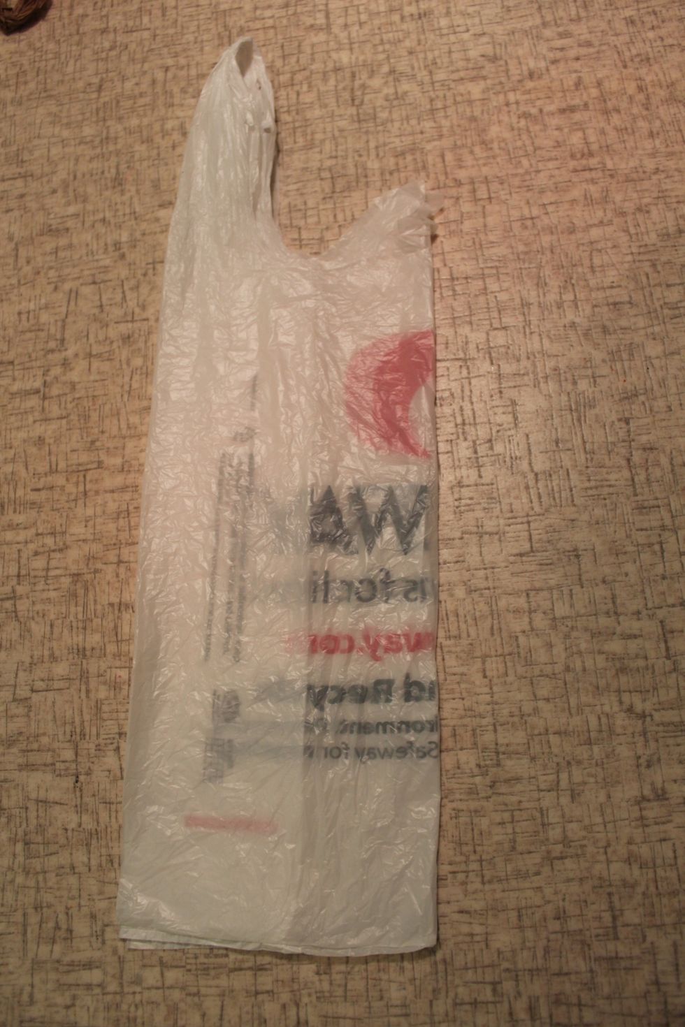 Then fold in half once