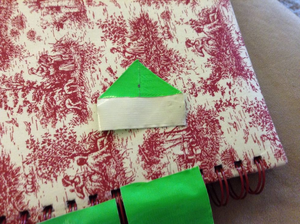 Then fold in the corners and they don't have to be perfect