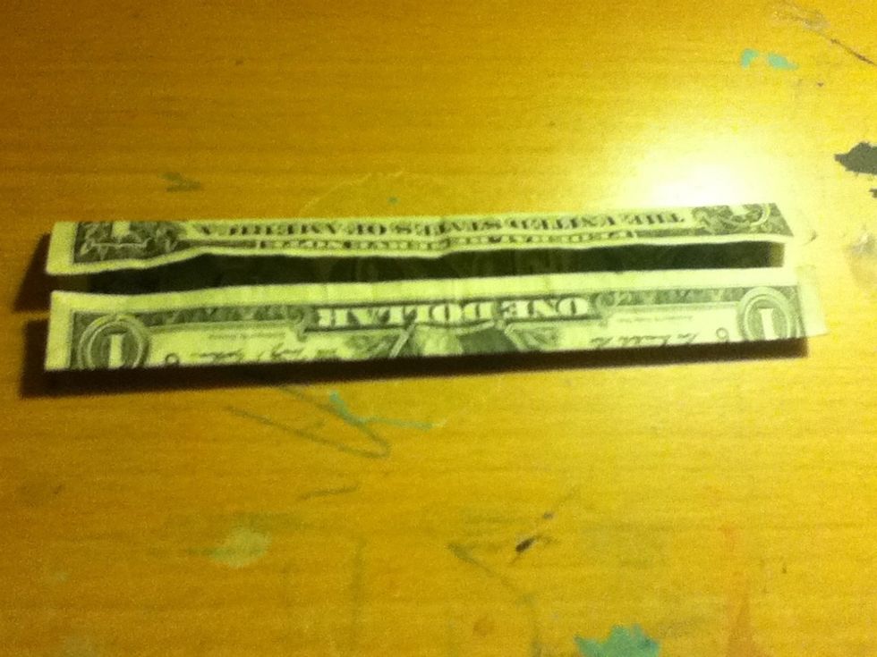 Then fold into quarters, still length ways...