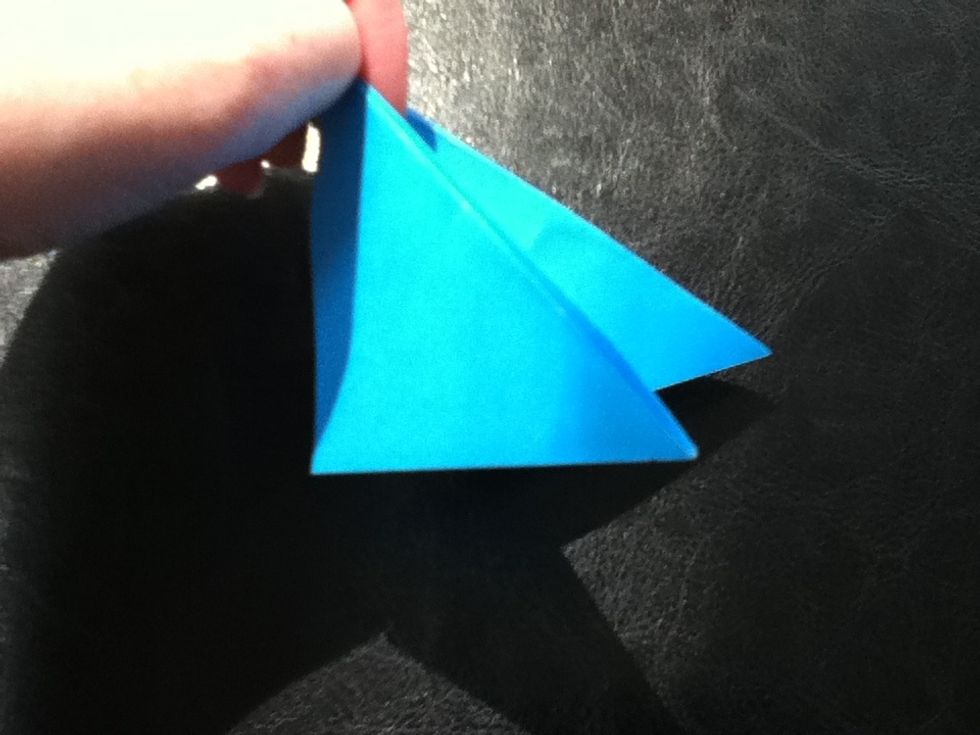 Then fold it in half again.