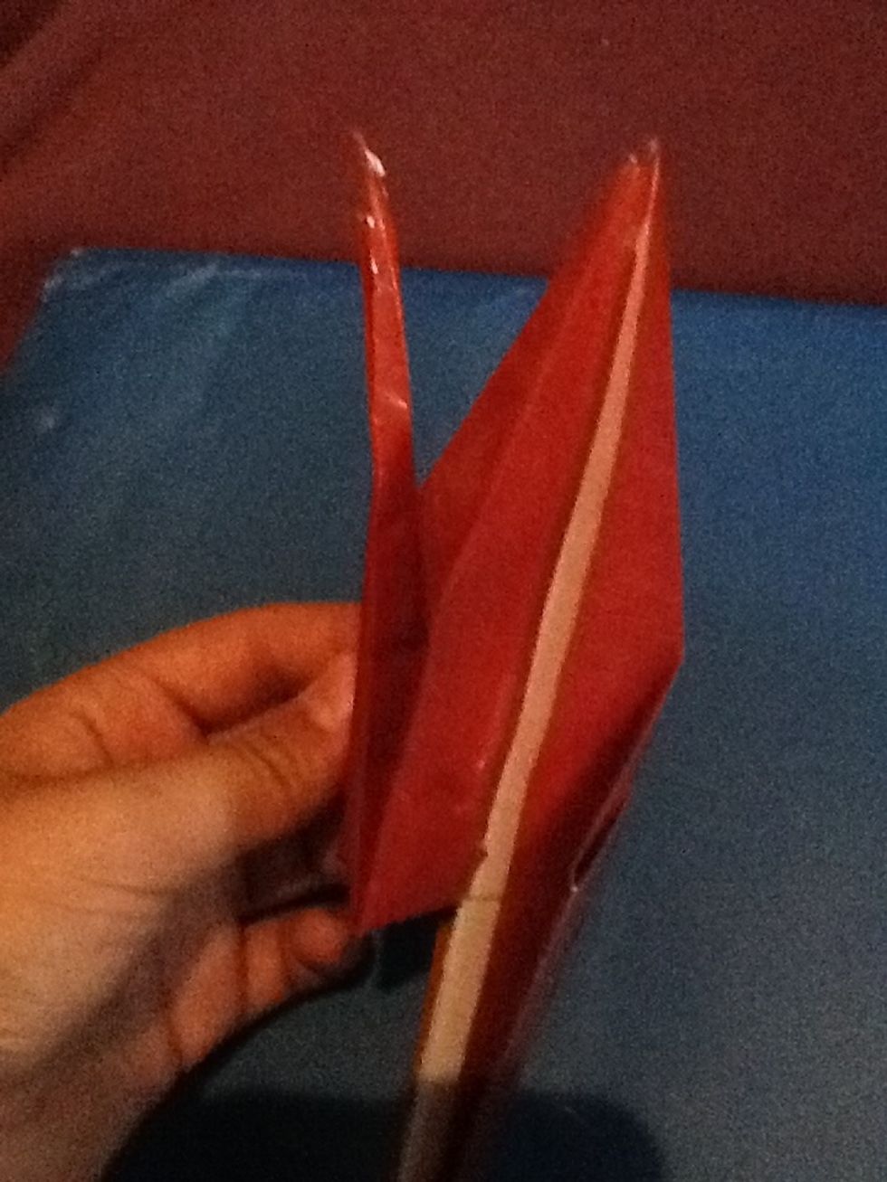 Then fold it in like this.