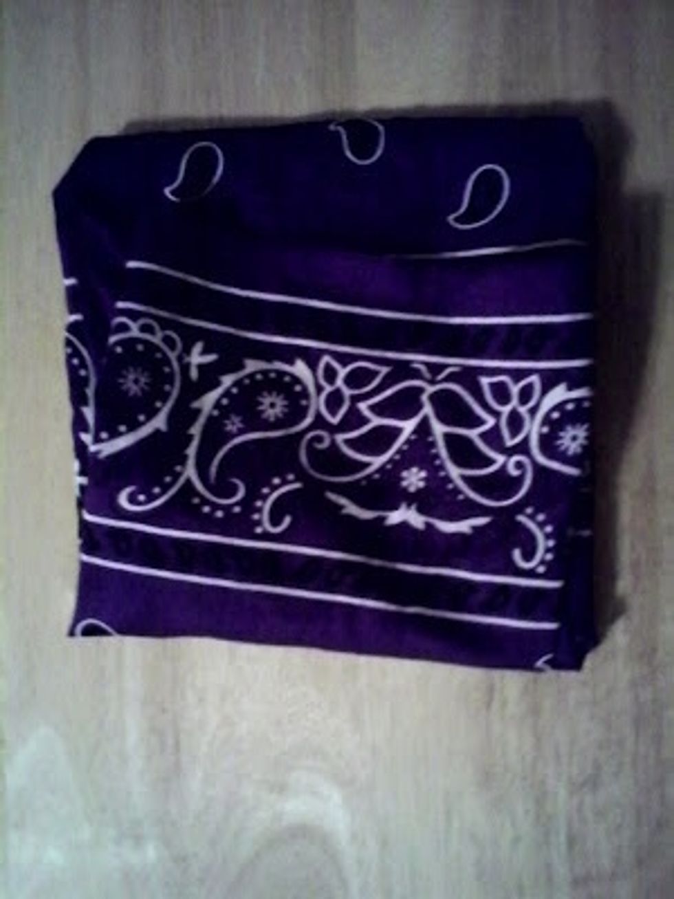 Then fold it on the other side so it looks like this