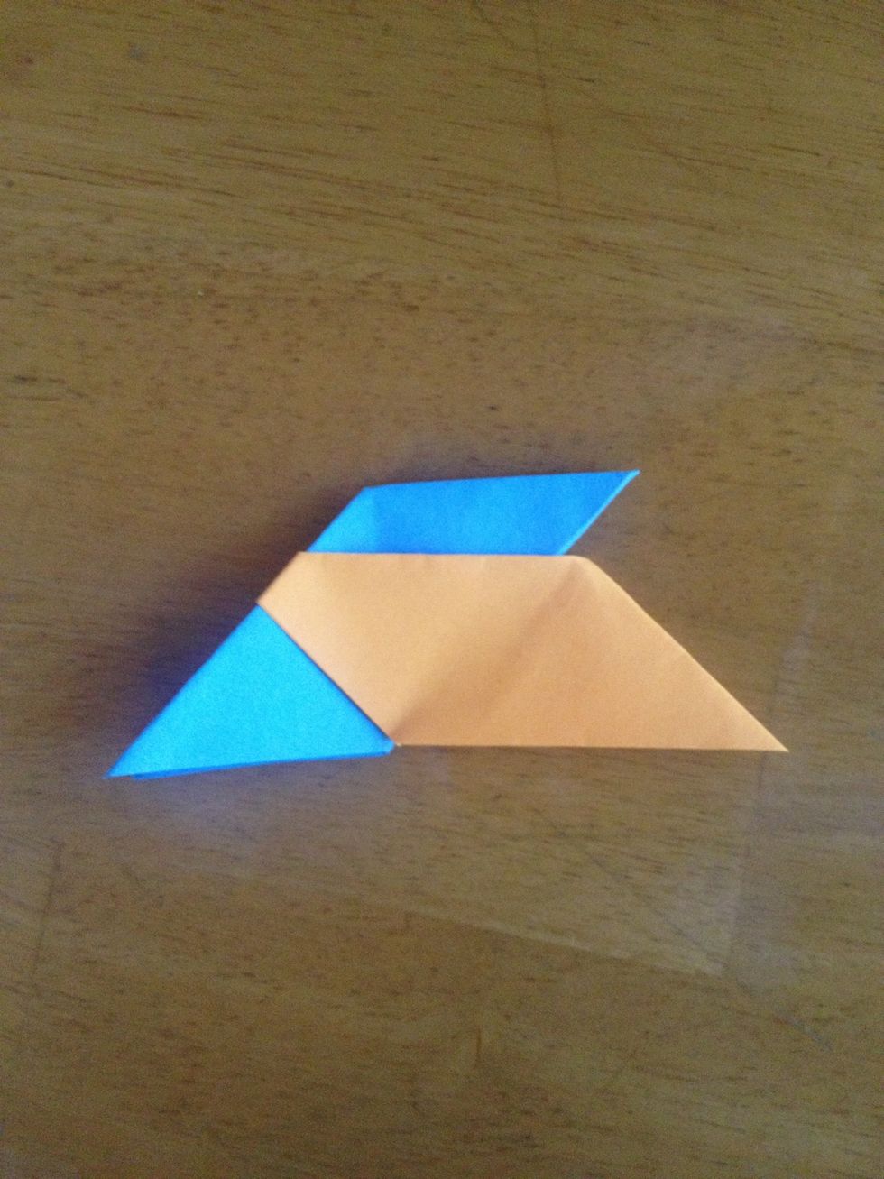 Then fold the corners around.