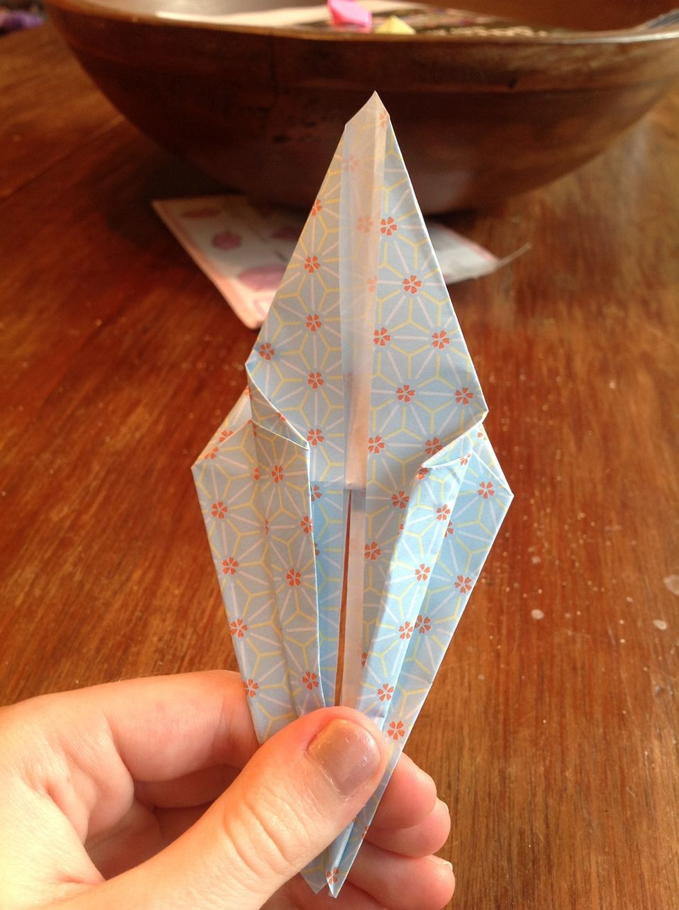 Then fold the edges in