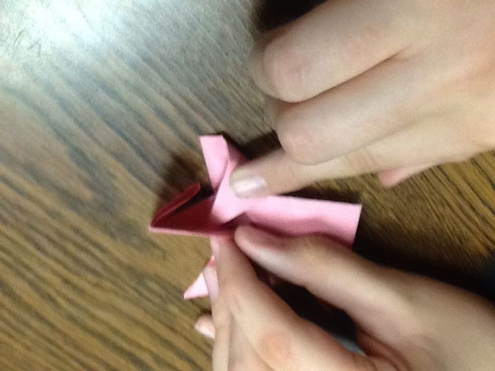Then fold the flaps inward