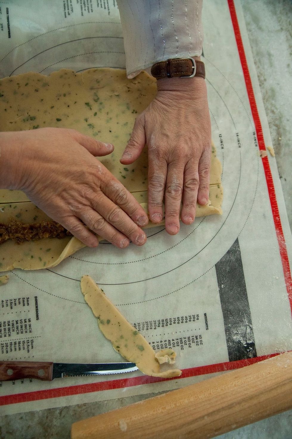 Then fold the other side over.