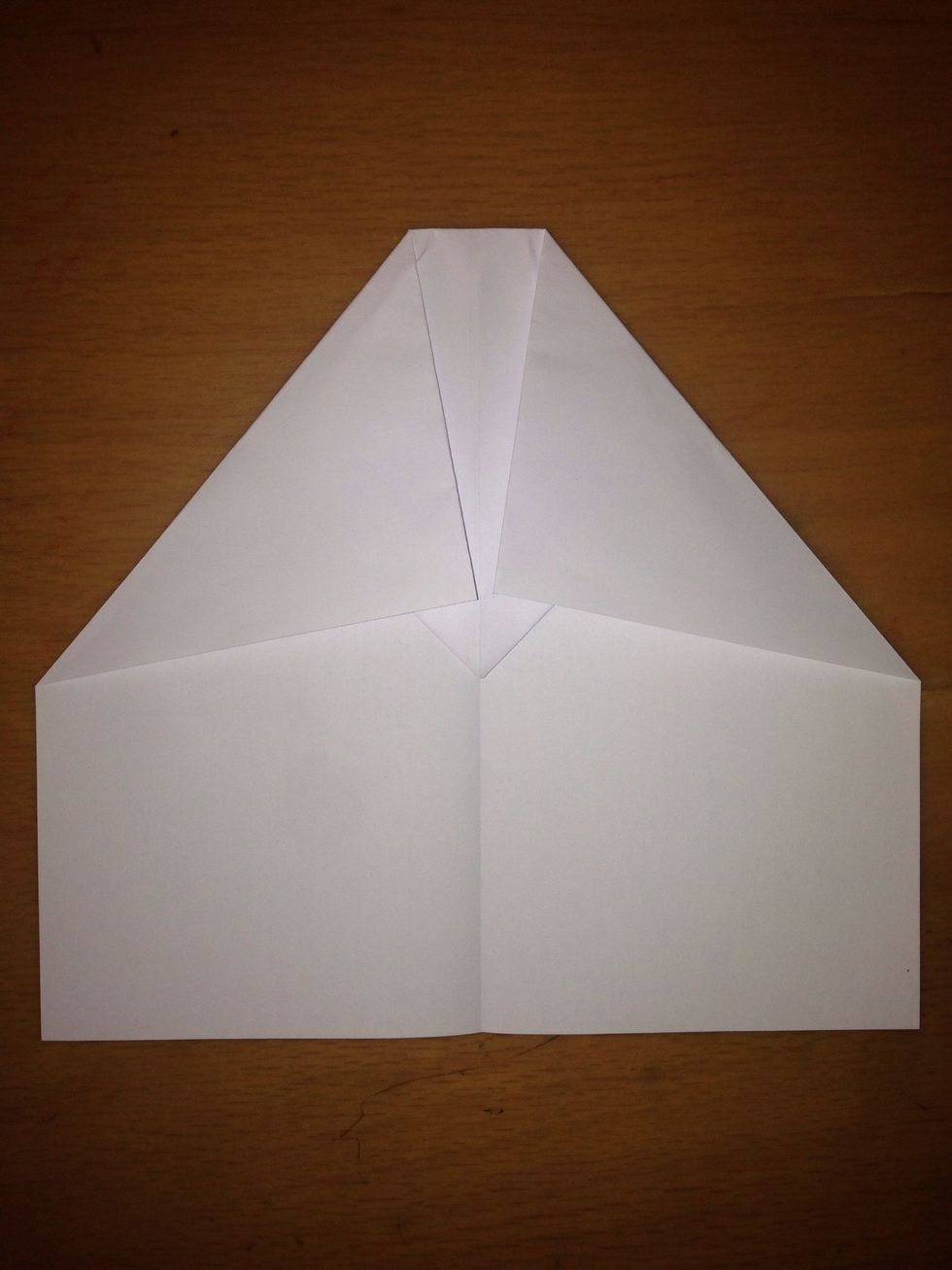 Then fold these two top corners in like that