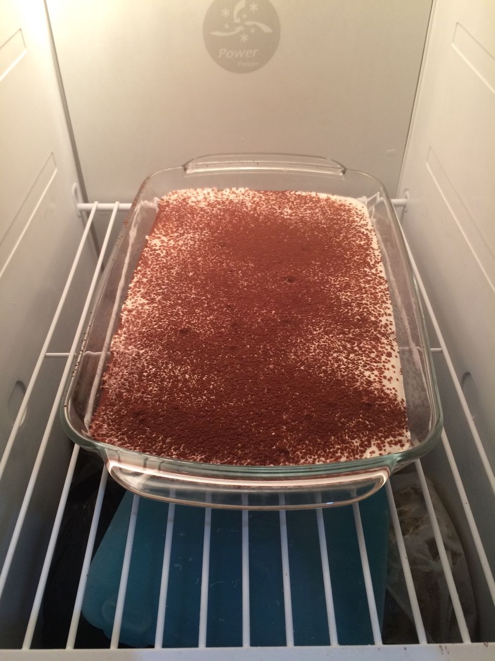 Then freeze it for at least 6 hours
