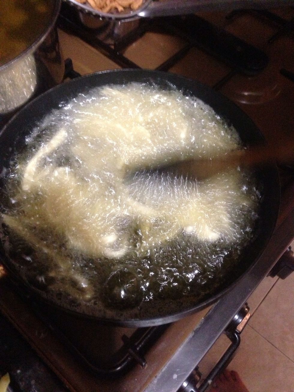 Then..fried them..