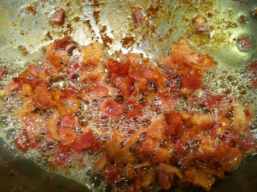 Then fry... (Bacon)