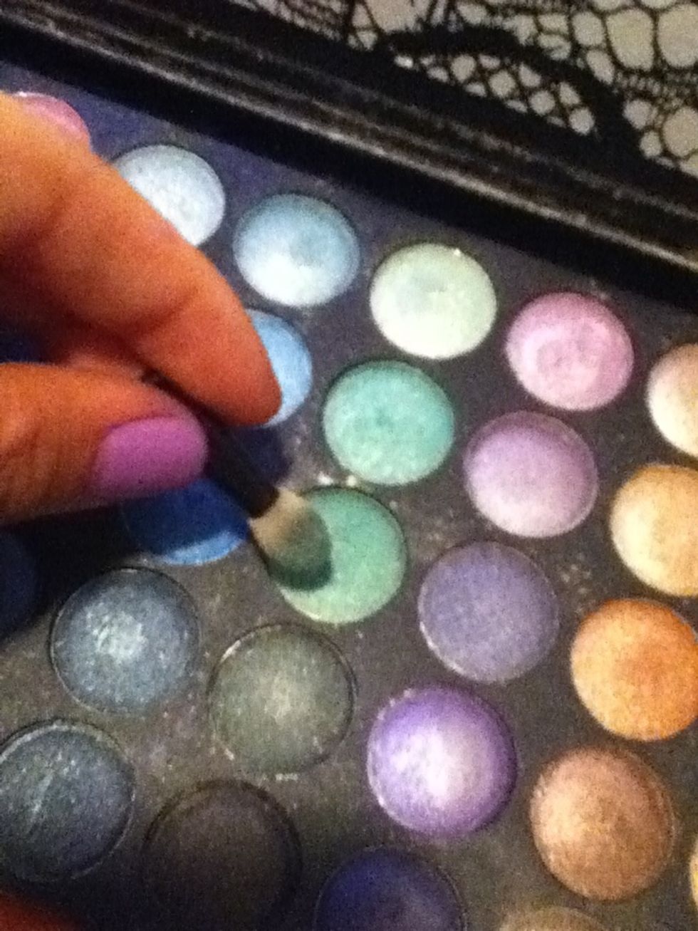 Then get a darker green