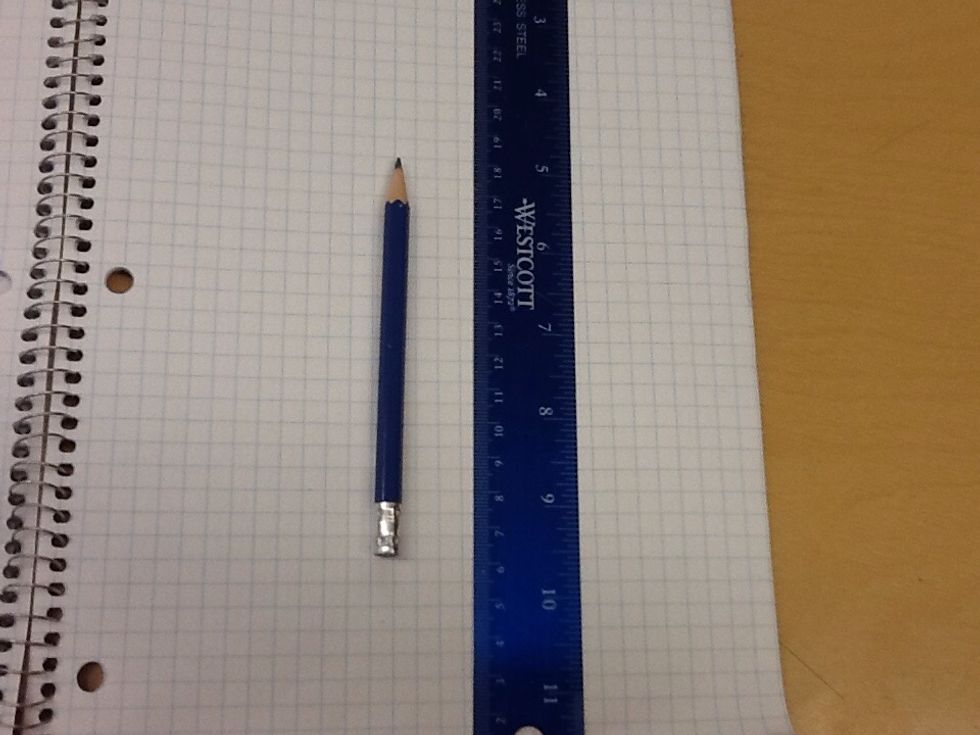 Then get a ruler