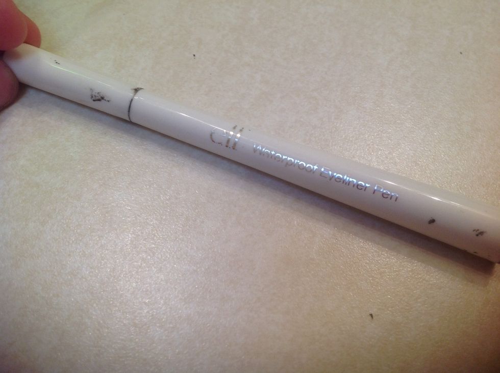 Then get out a water proof eyeliner pen.