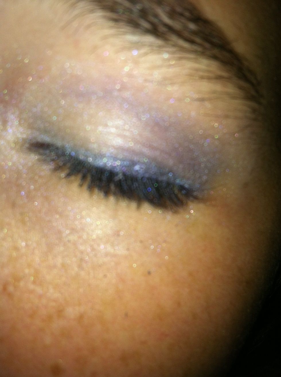 Then get the lightest one and put it in the inner corner of your eye.